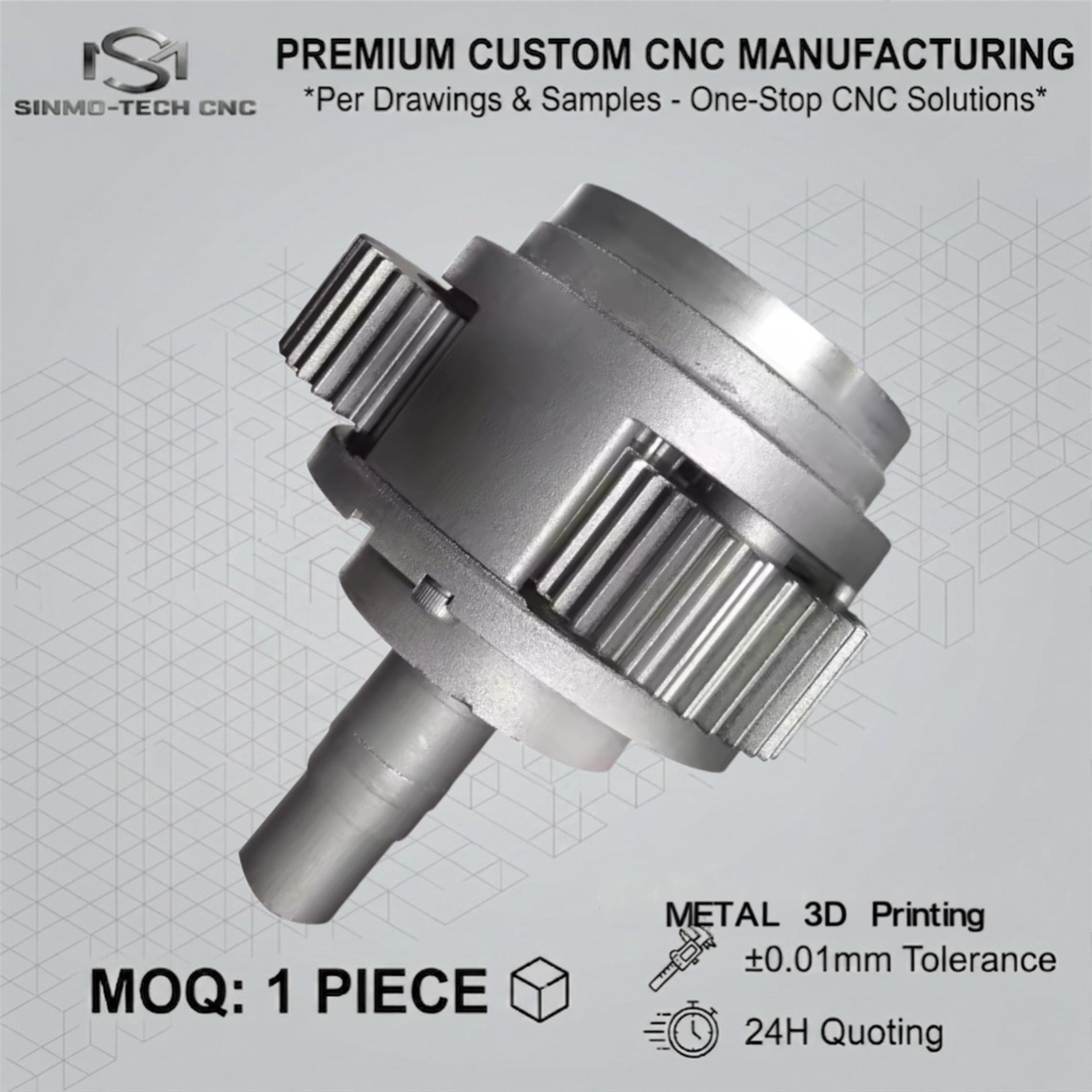 3D Printing File Free - Custom Titanium 3D Printing Service, Precision