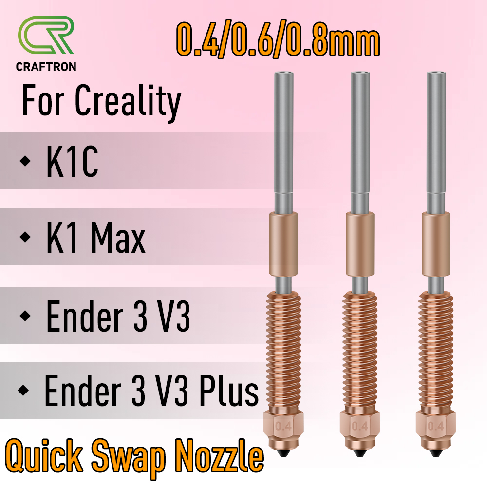 3D Printing Titanium - New Upgraded Nozzle for Creality K1C