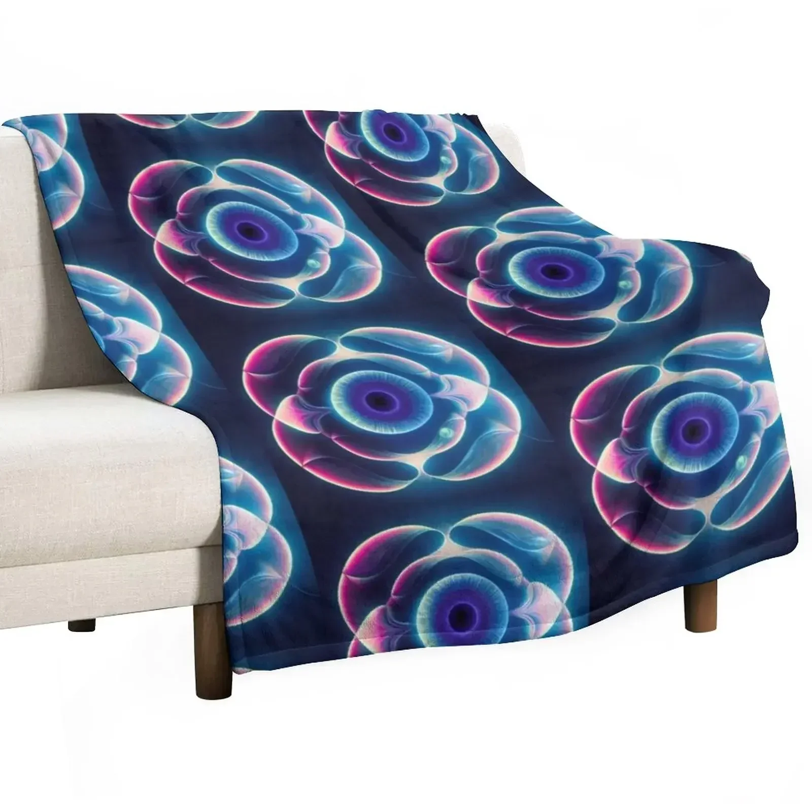 3D Printing Hologram - Sacred Geometry Hologram Throw Blanket Soft