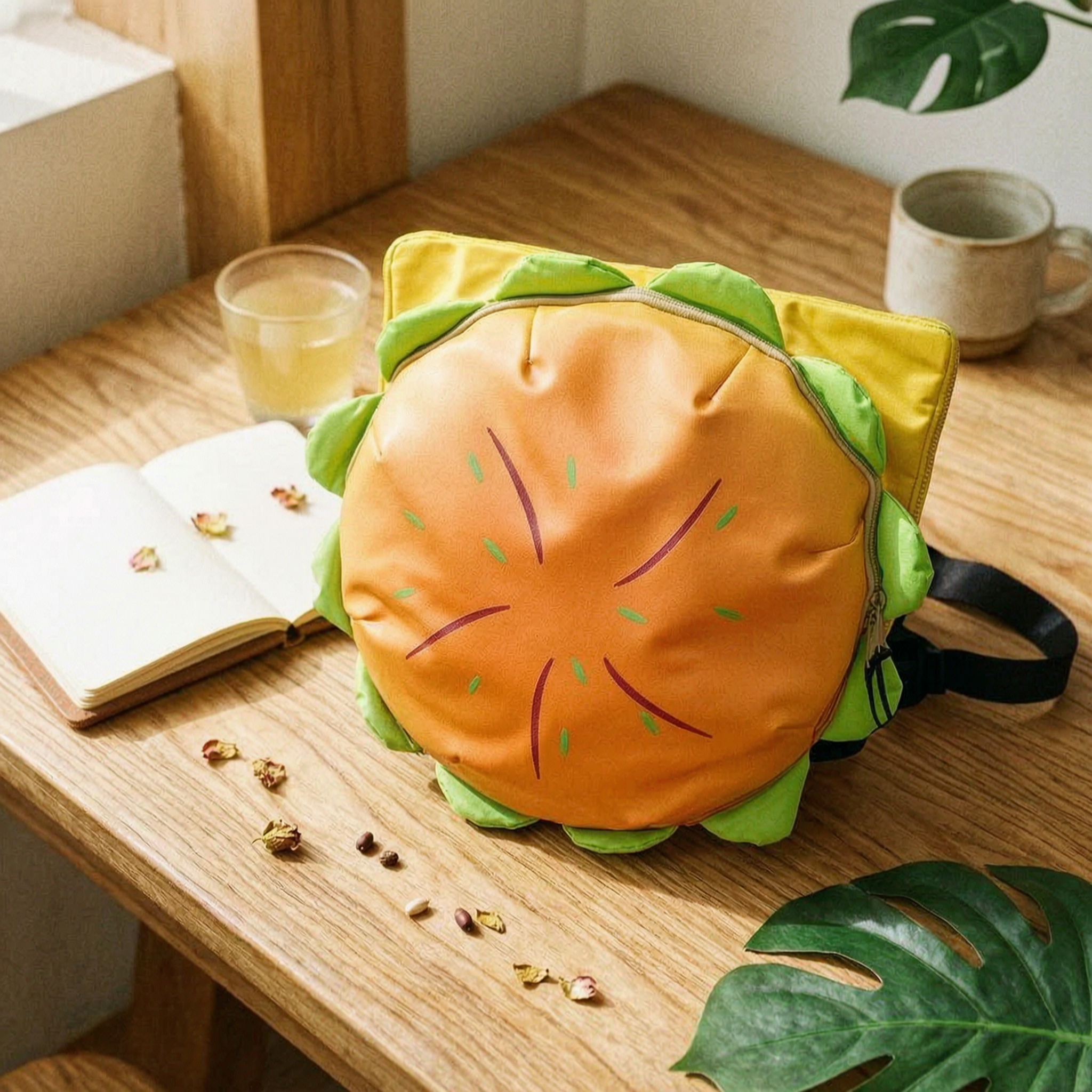 3D Printing Designing - Hamburger Backpack Cute Cartoon Backpack Hamburger