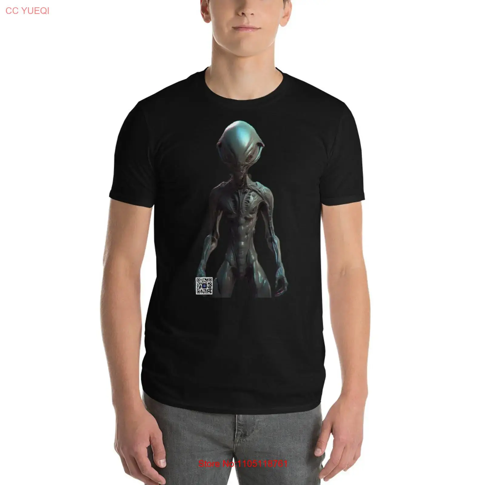 Alien T Shirt smartphone camer - 3D Printing Qr Codes incelemesi ve fiyatı
