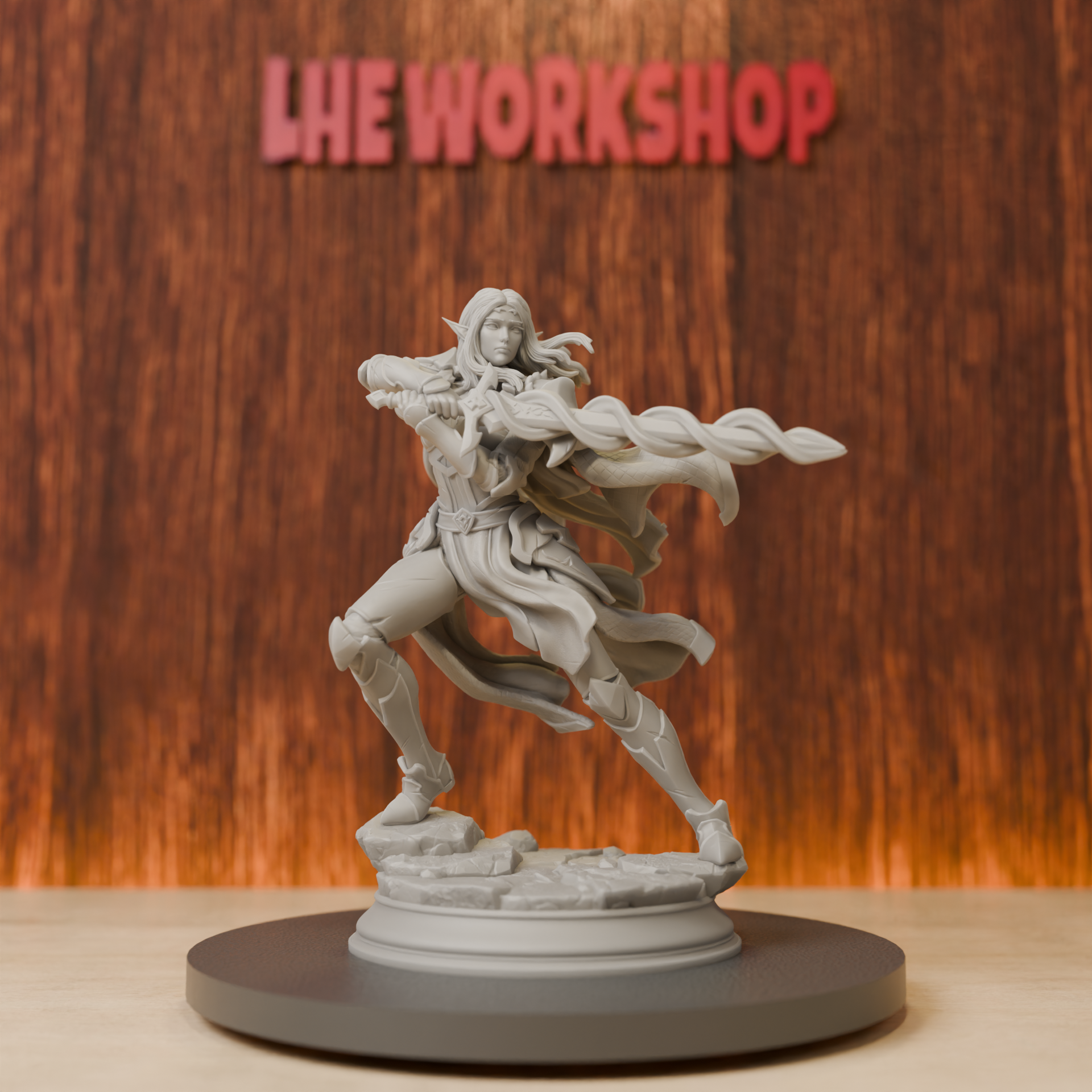 Female Elf Eldritch Knight Min - 3D Printing Jobs incelemesi ve fiyatı