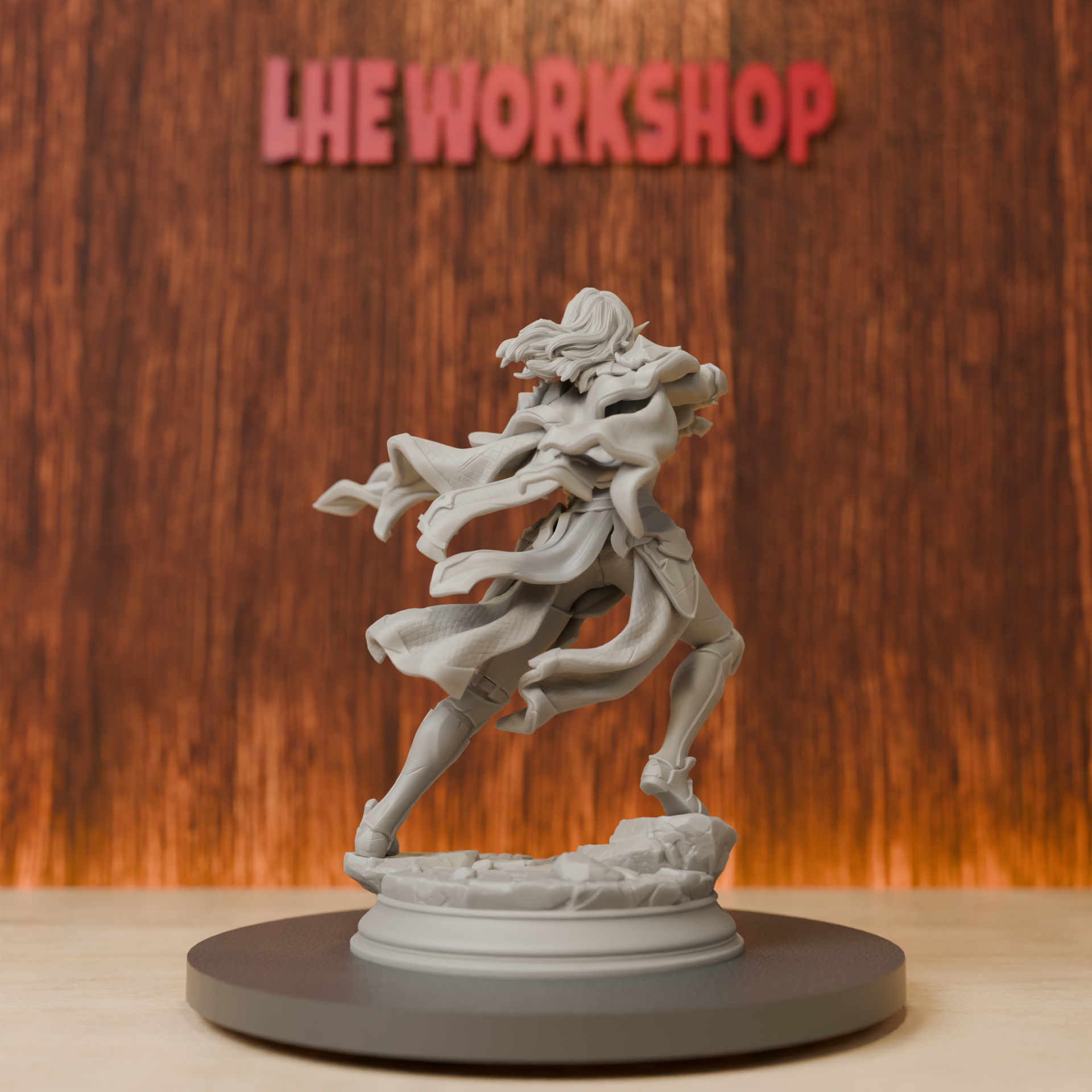 Female Elf Eldritch Knight Min - 3D Printing Jobs incelemesi ve fiyatı