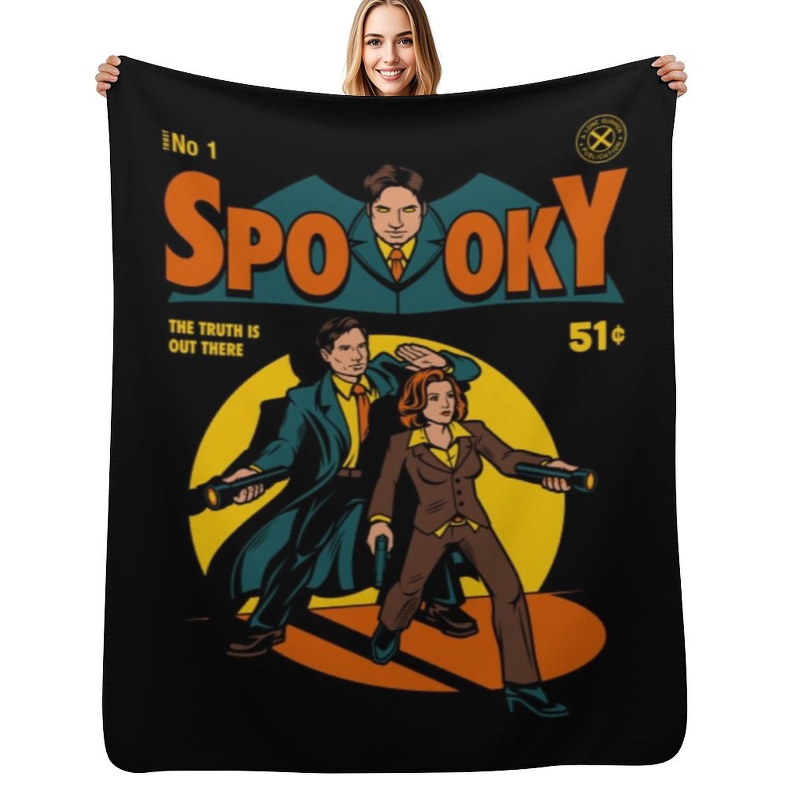 X Files, Spooky Comic Throw Bl - 3D Printing File Free incelemesi ve fiyatı