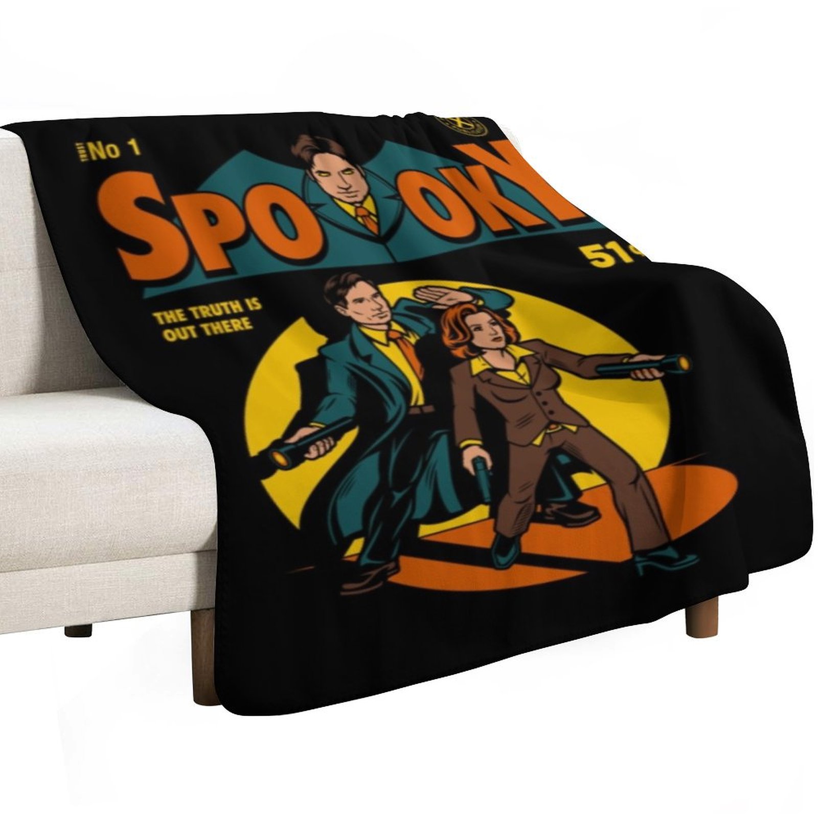 X Files, Spooky Comic Throw Bl - 3D Printing File Free incelemesi ve fiyatı