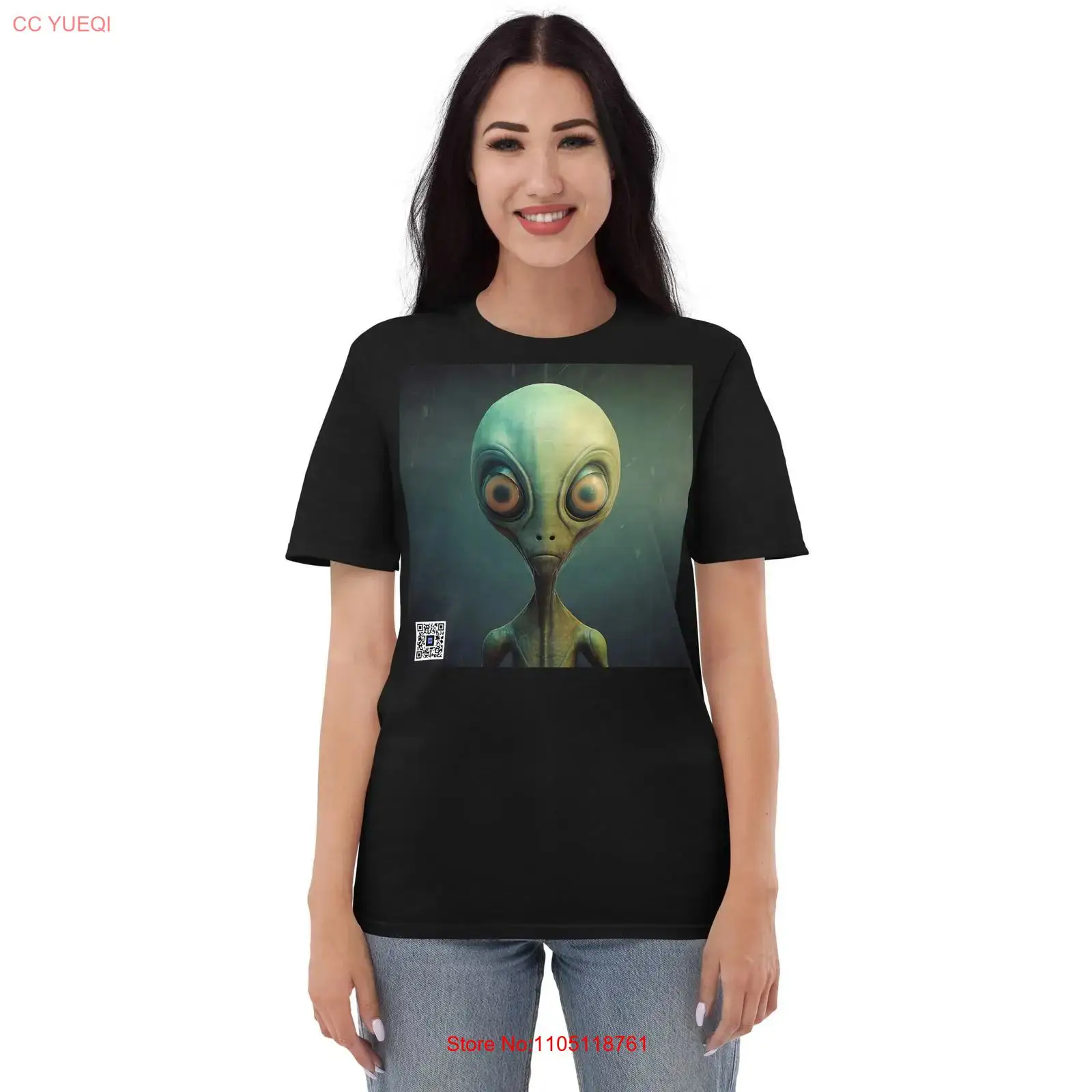Alien T Shirt smartphone camer - 3D Printing Qr Codes incelemesi ve fiyatı