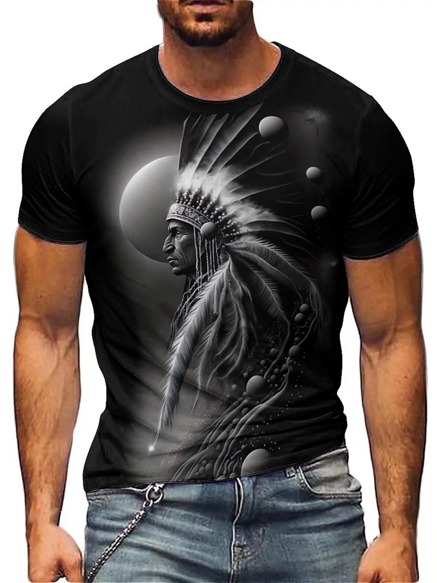 Men's 3D Printed Tribal Chieft - 3D Printing Designing incelemesi ve fiyatı