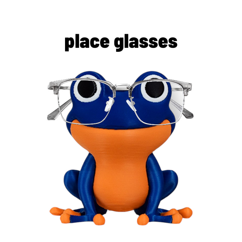 Creative Big Eyed Frog Shaped  - 3D Printing Glasses Frames incelemesi ve fiyatı