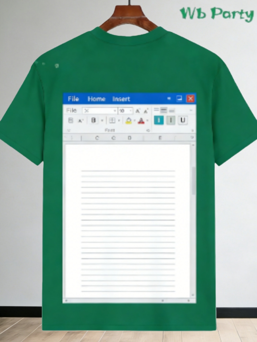Casual Excel Tshirt for Men 3D - 3D Printing Design Software incelemesi ve fiyatı