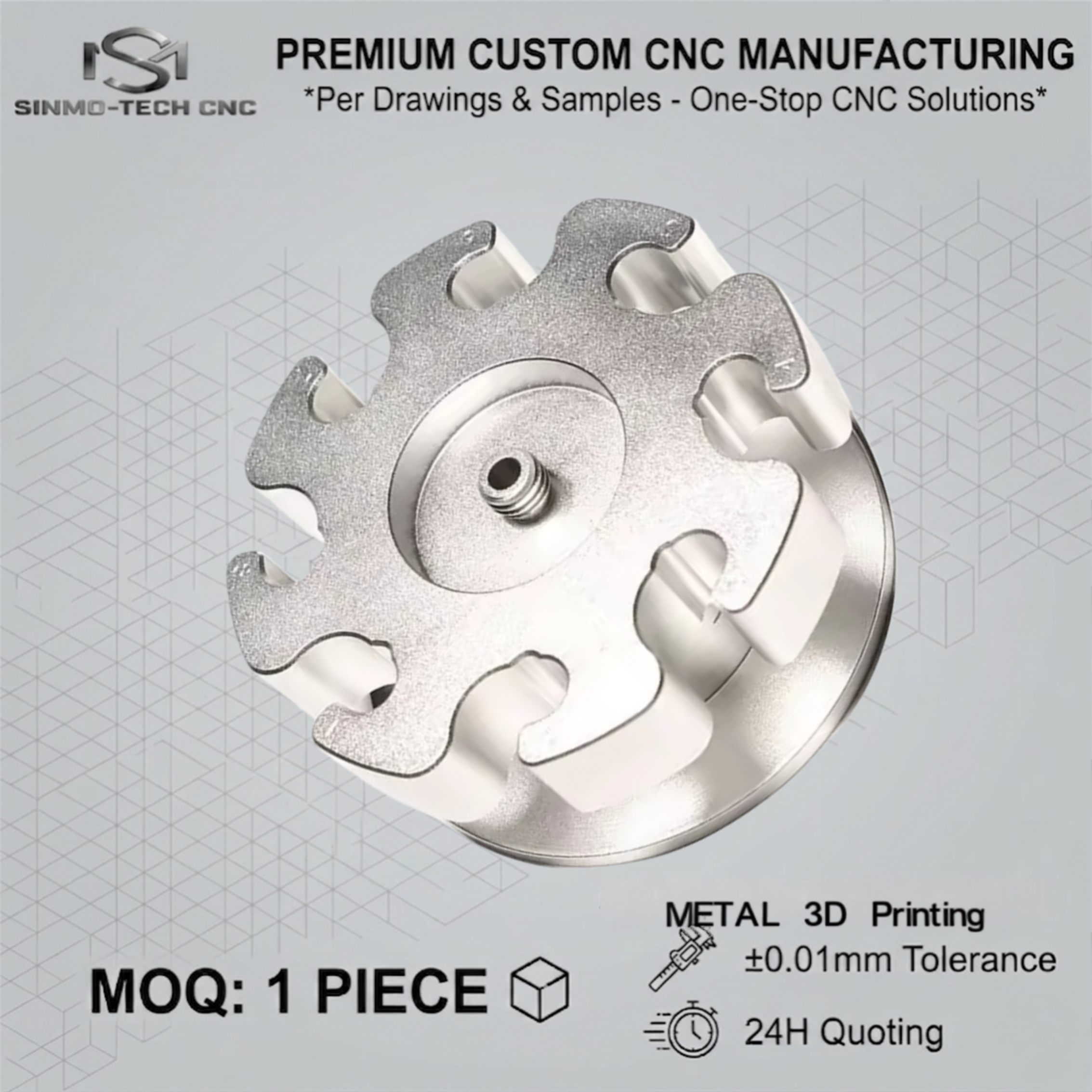 Custom Titanium 3D Printing Se - 3D Printing File Free incelemesi ve fiyatı