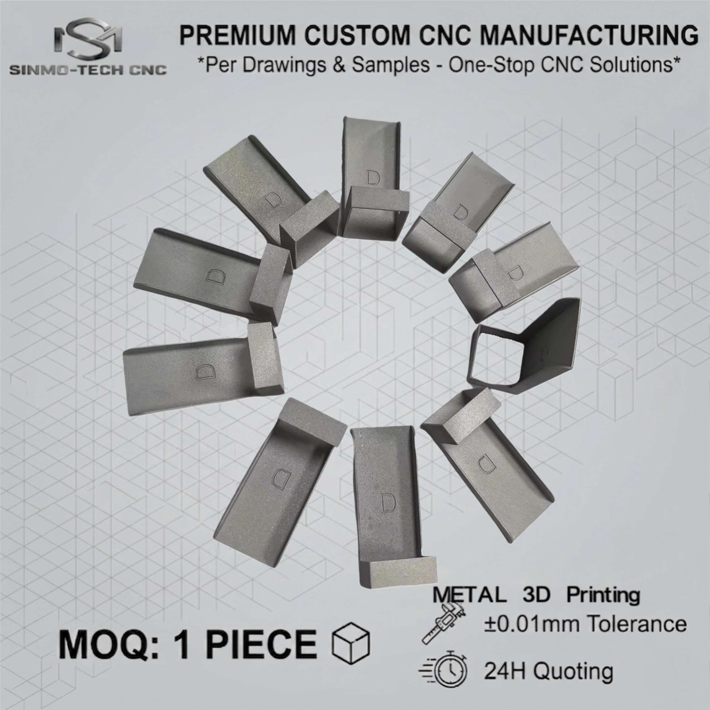 Custom Titanium 3D Printing Se - 3D Printing File Free incelemesi ve fiyatı