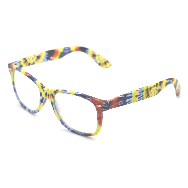 Fashion Tie Dye Print Frame Di - 3D Printing Glasses Frames incelemesi ve fiyatı