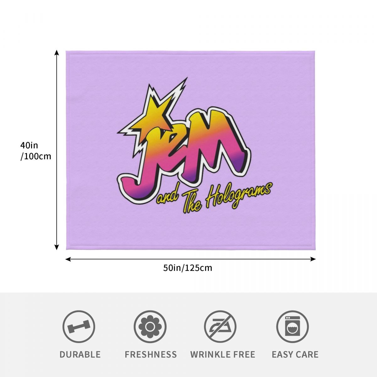 Jem and the holograms Throw Bl - 3D Printing Hologram incelemesi ve fiyatı
