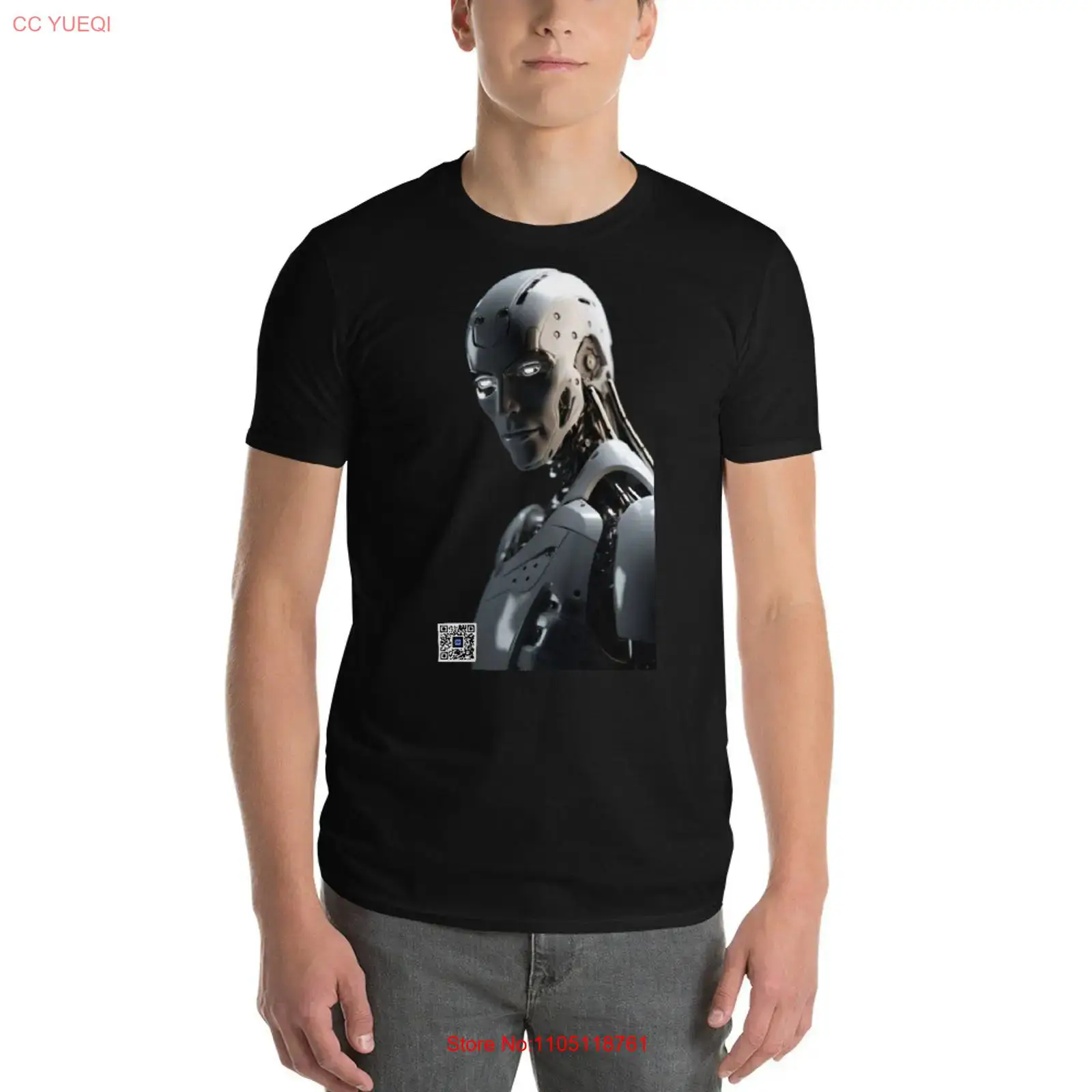 Robot T Shirt smartphone camer - 3D Printing Qr Codes incelemesi ve fiyatı