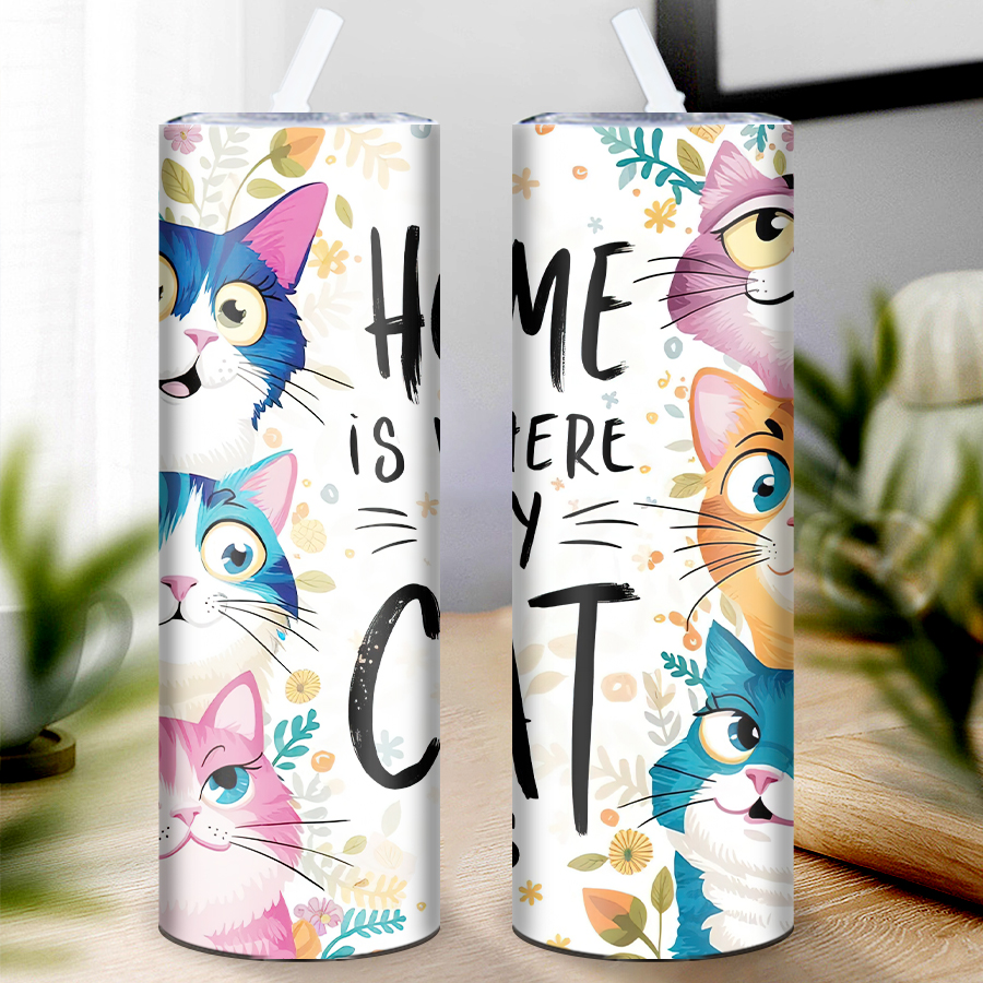 20oz 3D Print Cute Cat Tumbler - 3D Printing Stainless Steel incelemesi ve fiyatı