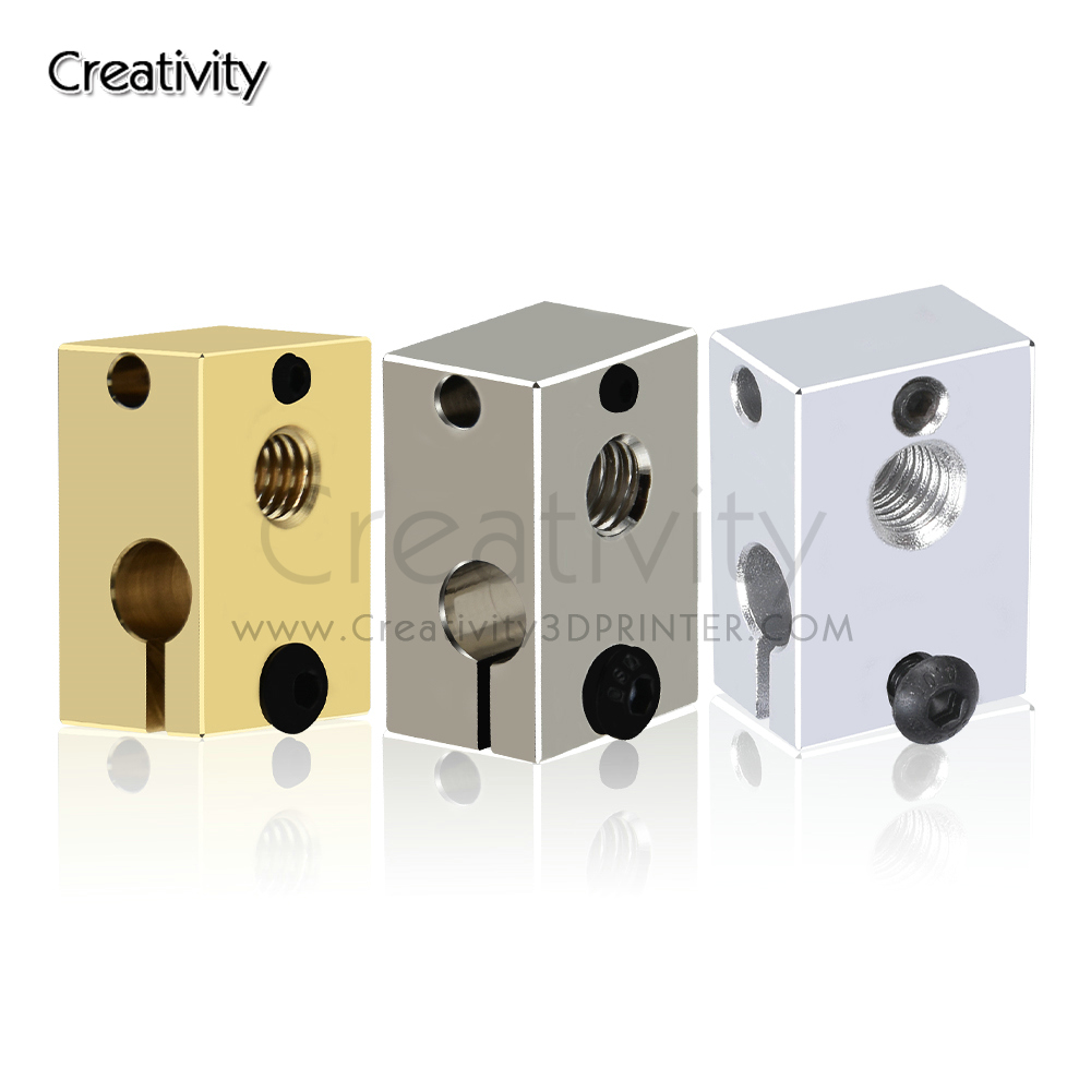 V6 PT100 Heater Block Plated C - 3D Printing Titanium incelemesi ve fiyatı