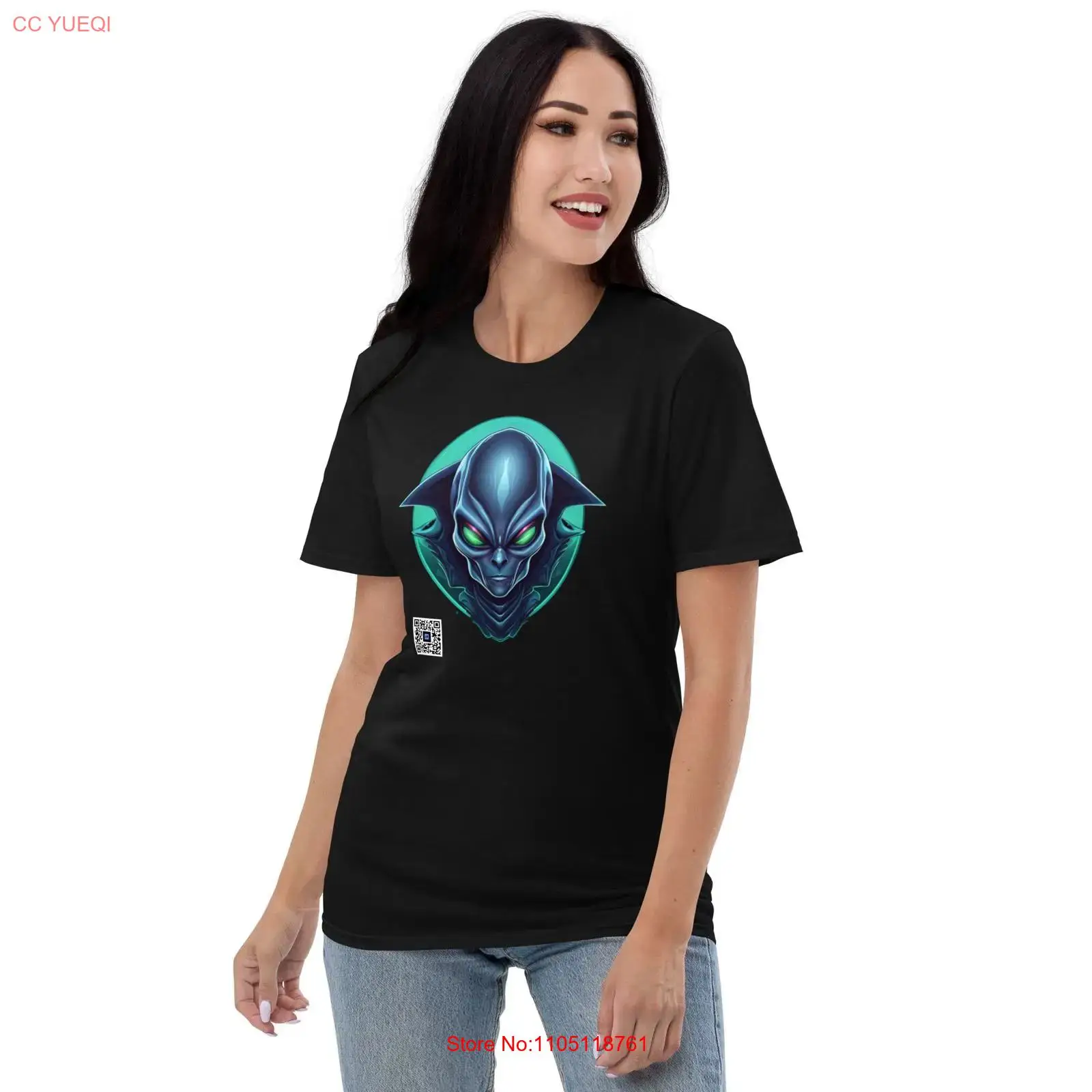 Alien T Shirt smartphone camer - 3D Printing Qr Codes incelemesi ve fiyatı