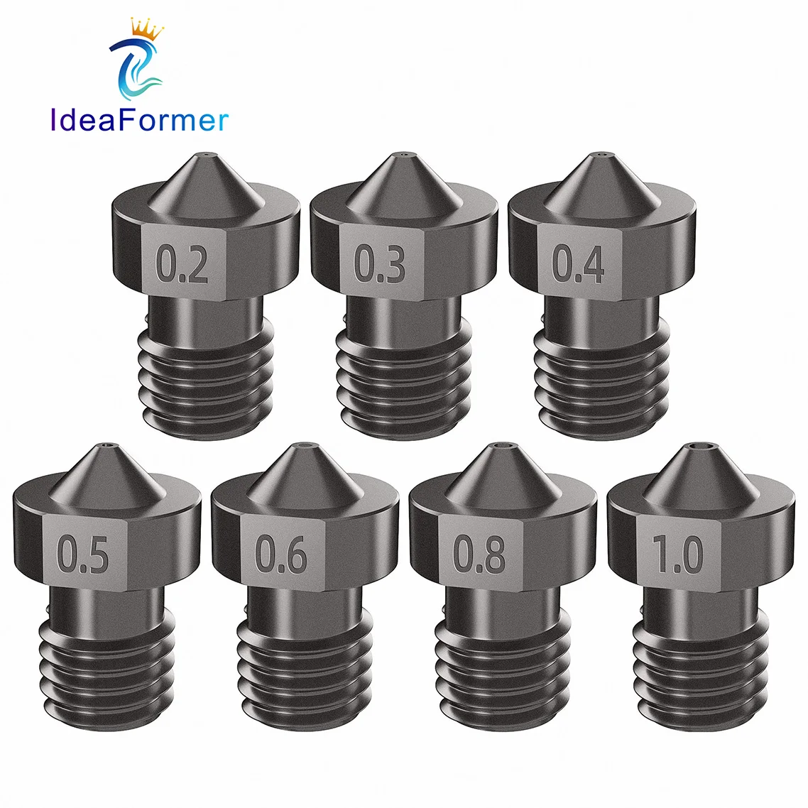 V6 Nozzle Hardened Steel 0.2/0 - 3D Printing Titanium incelemesi ve fiyatı