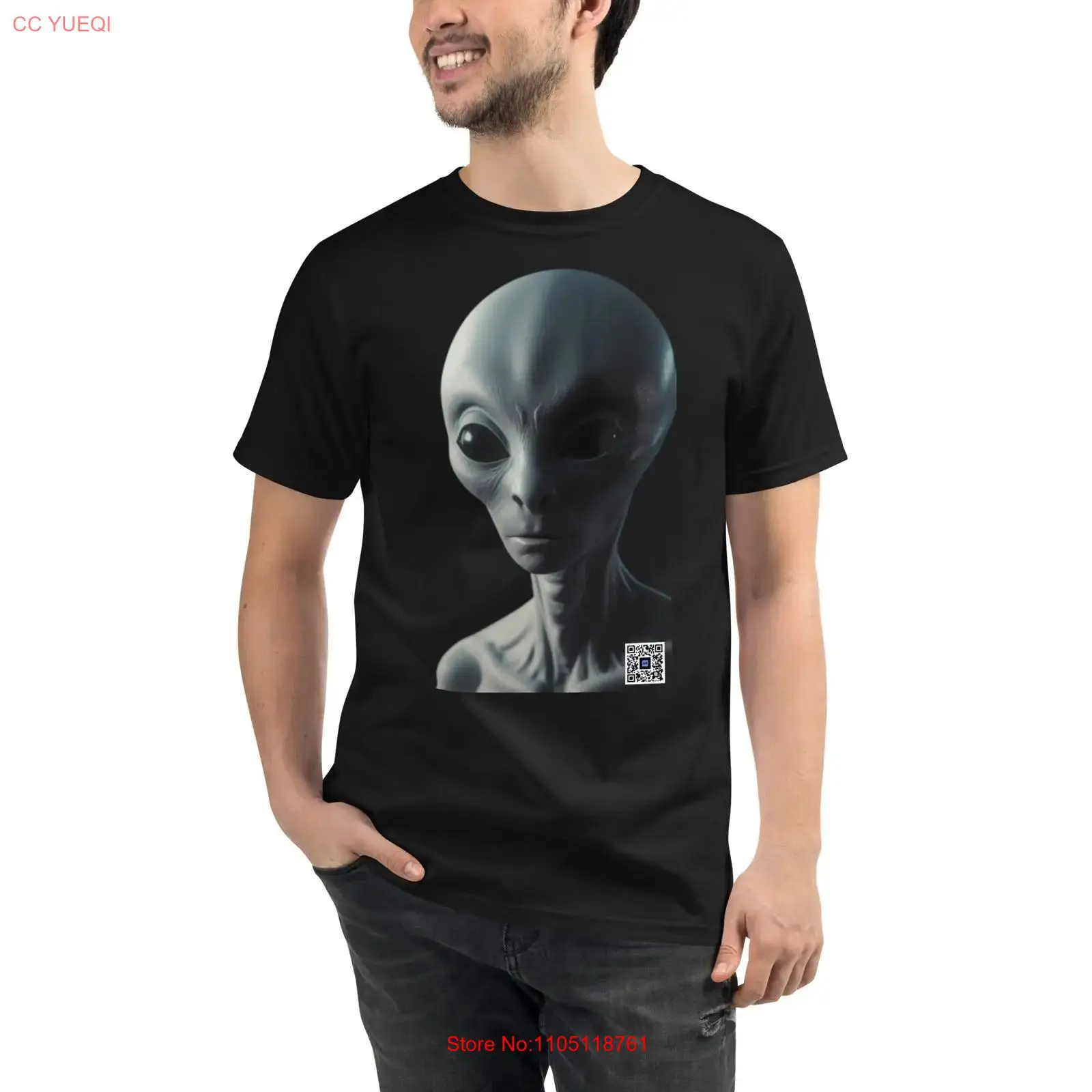 Organic Alien T Shirt smartpho - 3D Printing Qr Codes incelemesi ve fiyatı