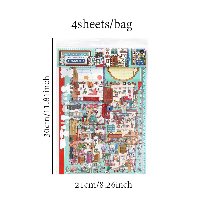 4 Sheets Cute Miniature Painti - 3D Printing Construction incelemesi ve fiyatı