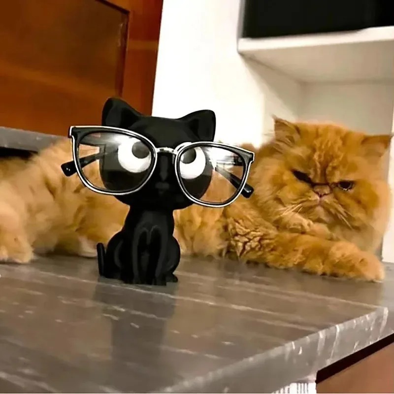3D Printed Cat Glasses Frame-c - 3D Printing Glasses Frames incelemesi ve fiyatı