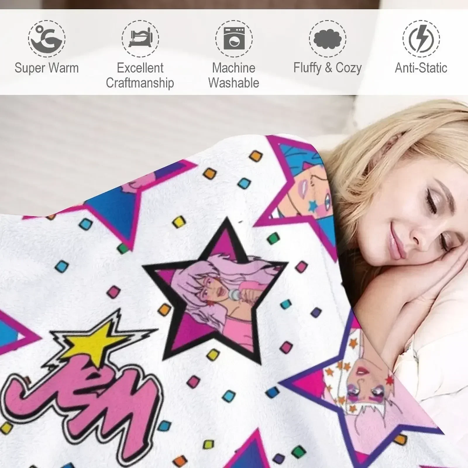 jem and the holograms Throw Bl - 3D Printing Hologram incelemesi ve fiyatı