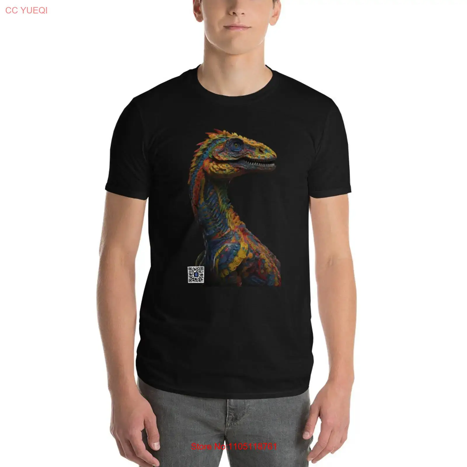 Dinosaur T Shirt smartphone ca - 3D Printing Qr Codes incelemesi ve fiyatı