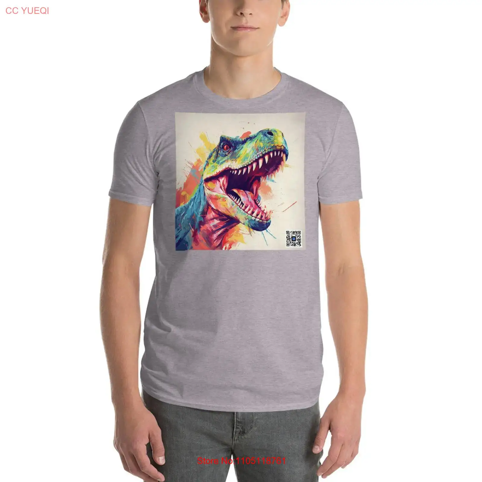 Dinosaur T Shirt smartphone ca - 3D Printing Qr Codes incelemesi ve fiyatı