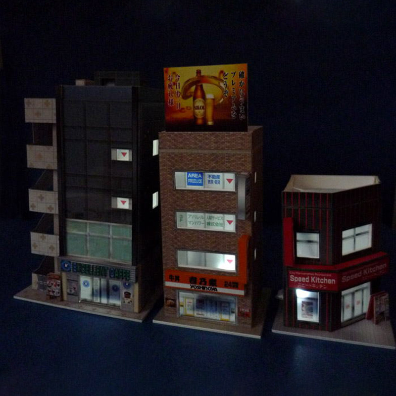 1:150 N-Scale Japanese Buildin - 3D Printing Construction incelemesi ve fiyatı
