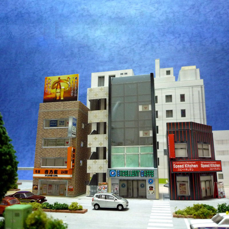 1:150 N-Scale Japanese Buildin - 3D Printing Construction incelemesi ve fiyatı