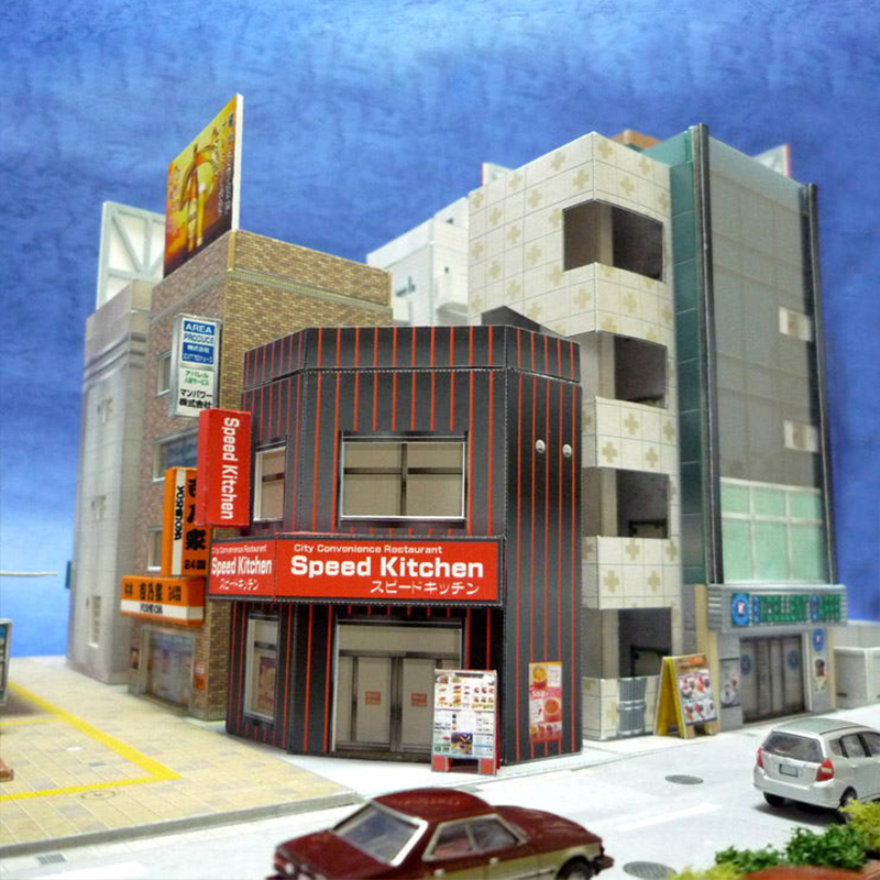 1:150 N-Scale Japanese Buildin - 3D Printing Construction incelemesi ve fiyatı