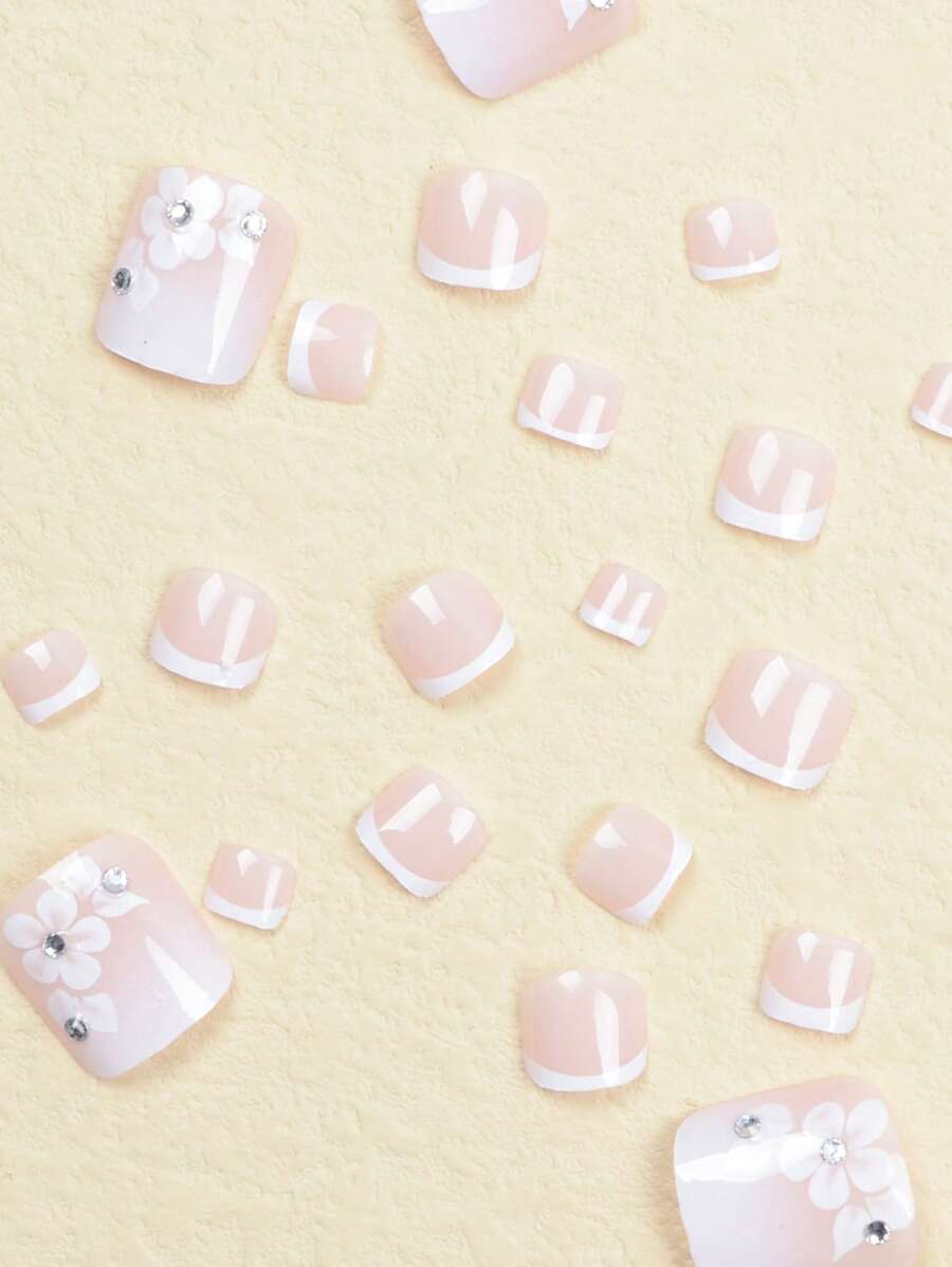 24pcs Short 3D French White Gr - 3D Printing File Free incelemesi ve fiyatı