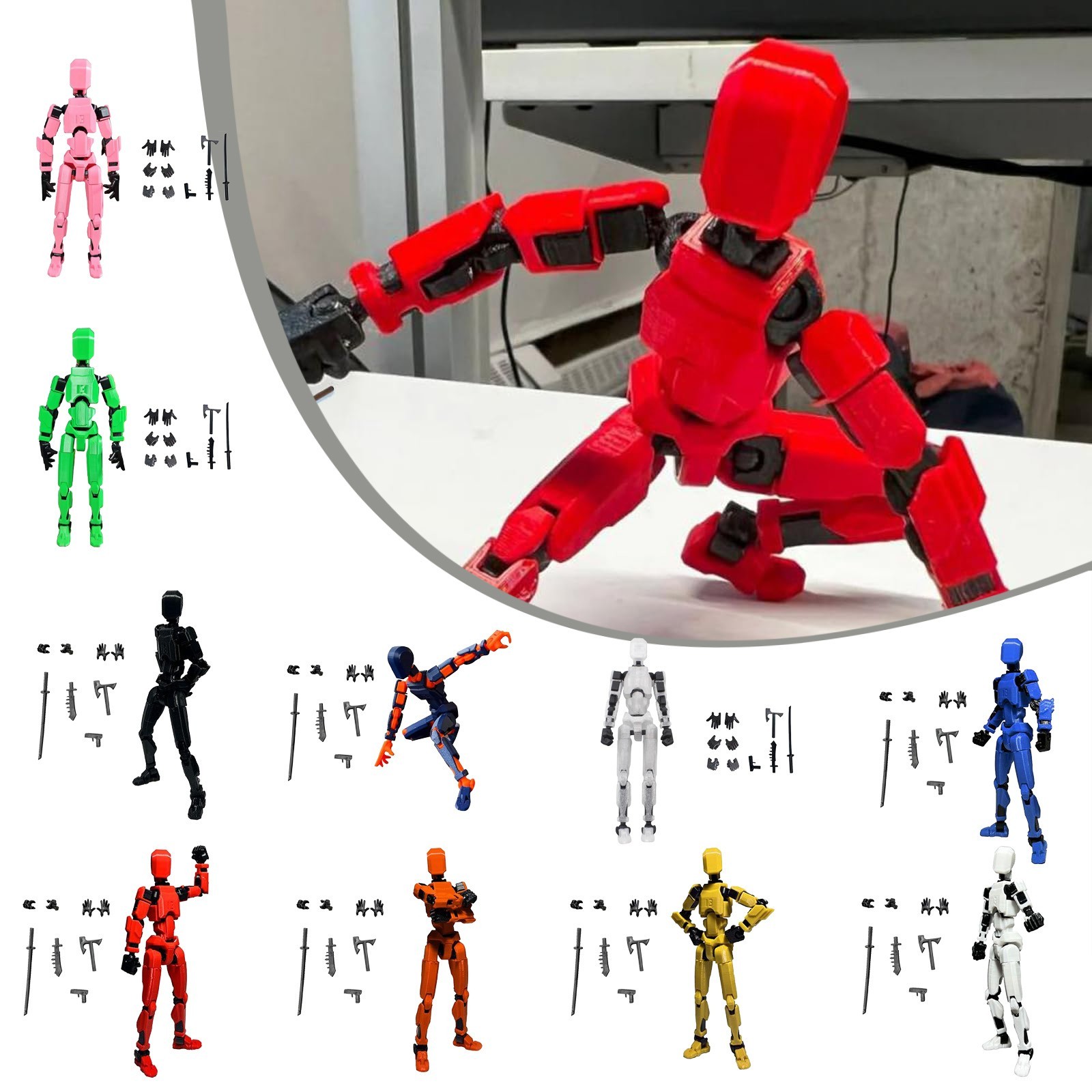 Titan 13 With Wings Figure Toy - 3D Printing Aluminium incelemesi ve fiyatı