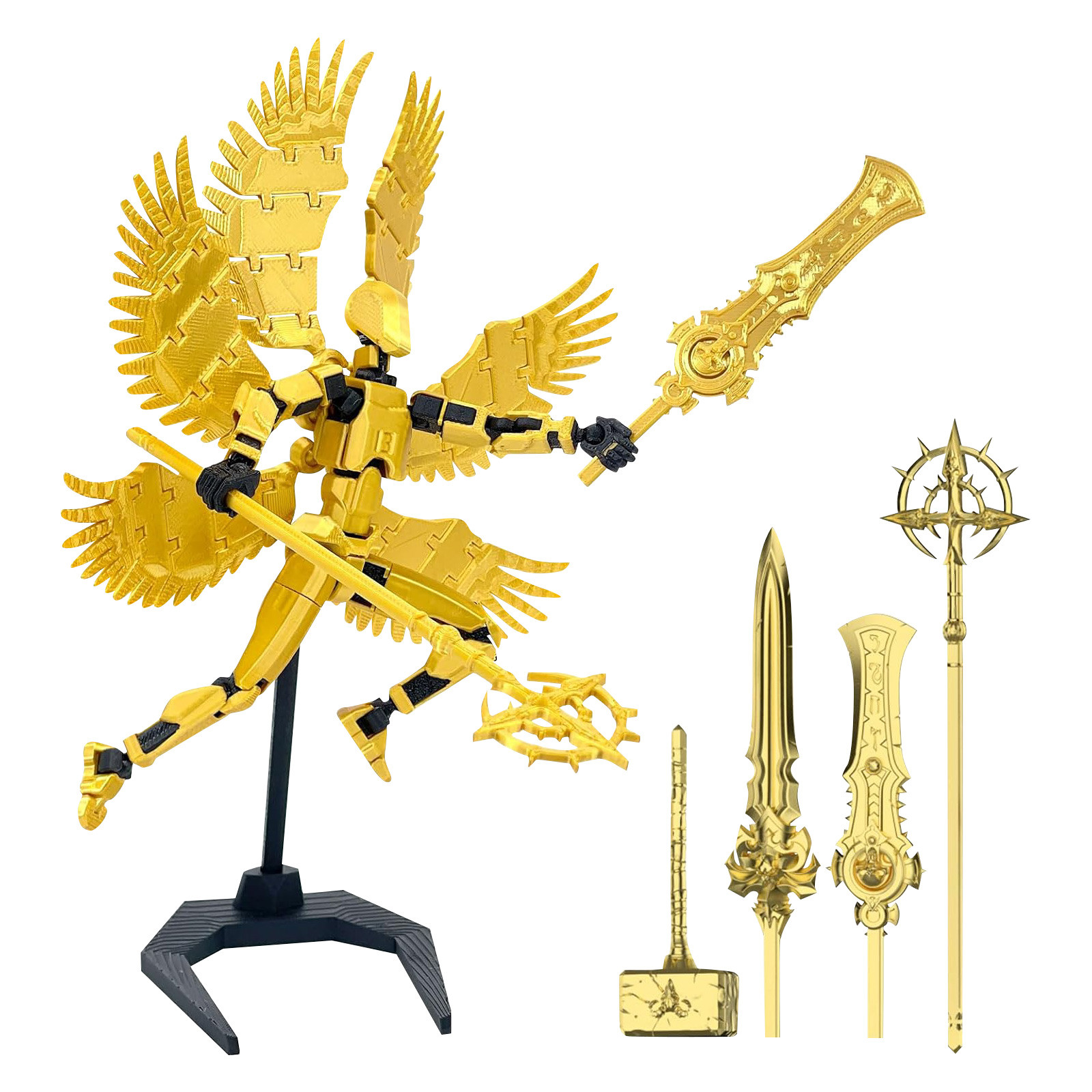 Titan 13 With Wings Figure Toy - 3D Printing Aluminium incelemesi ve fiyatı