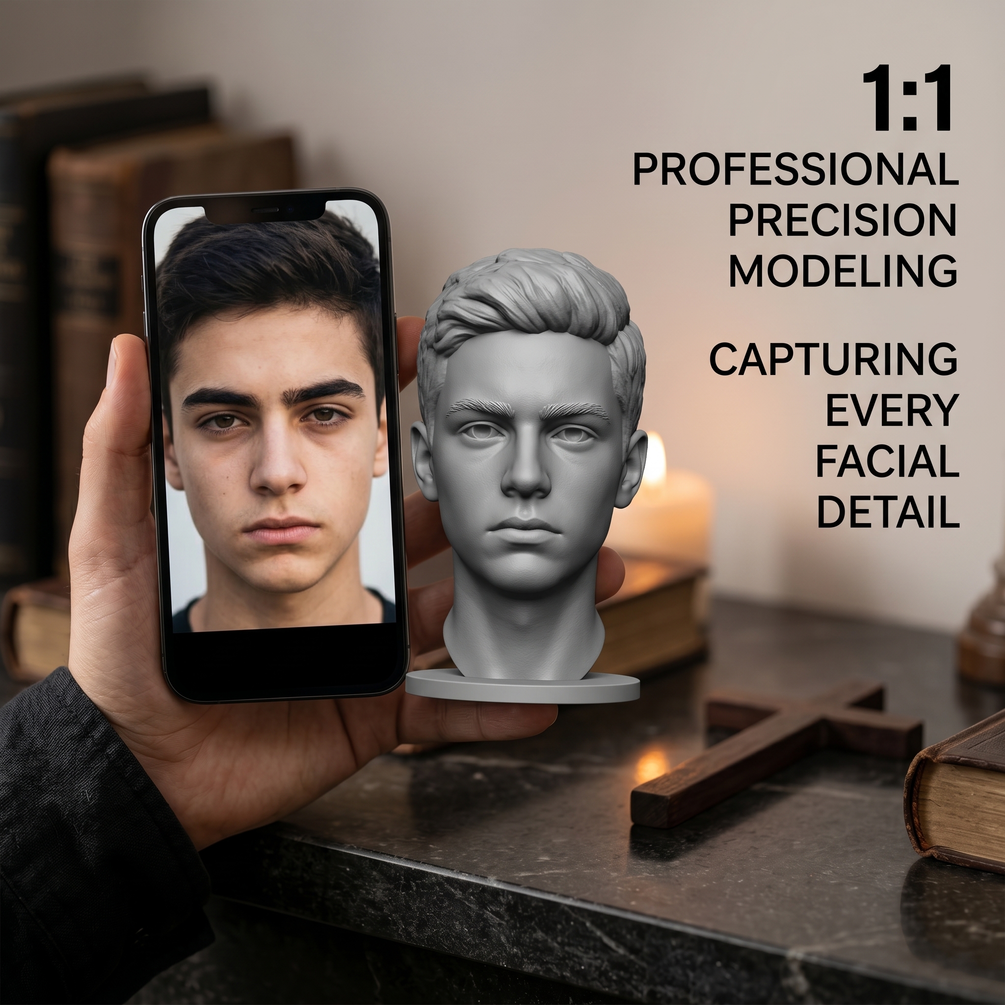 Personalized 3D Printed Bust F - 3D Printing Jobs incelemesi ve fiyatı
