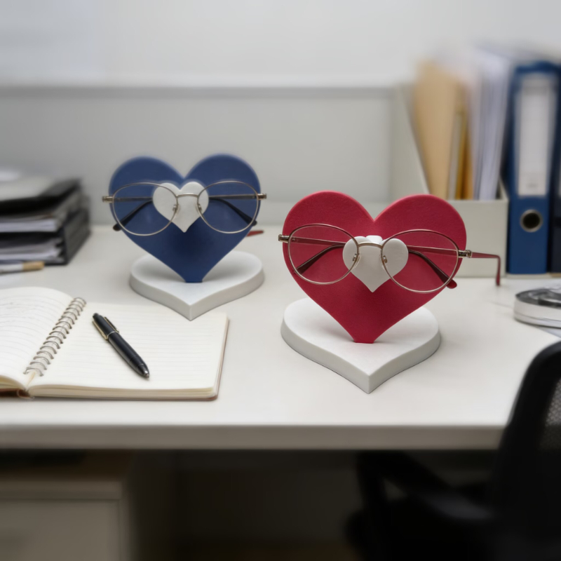 1PC 3D Printed Heart-Shaped Gl - 3D Printing Glasses Frames incelemesi ve fiyatı