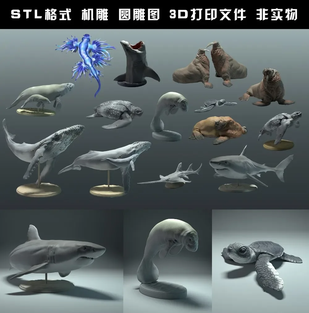 animals, polar bear, takin, wo - 3D Printing File Free incelemesi ve fiyatı