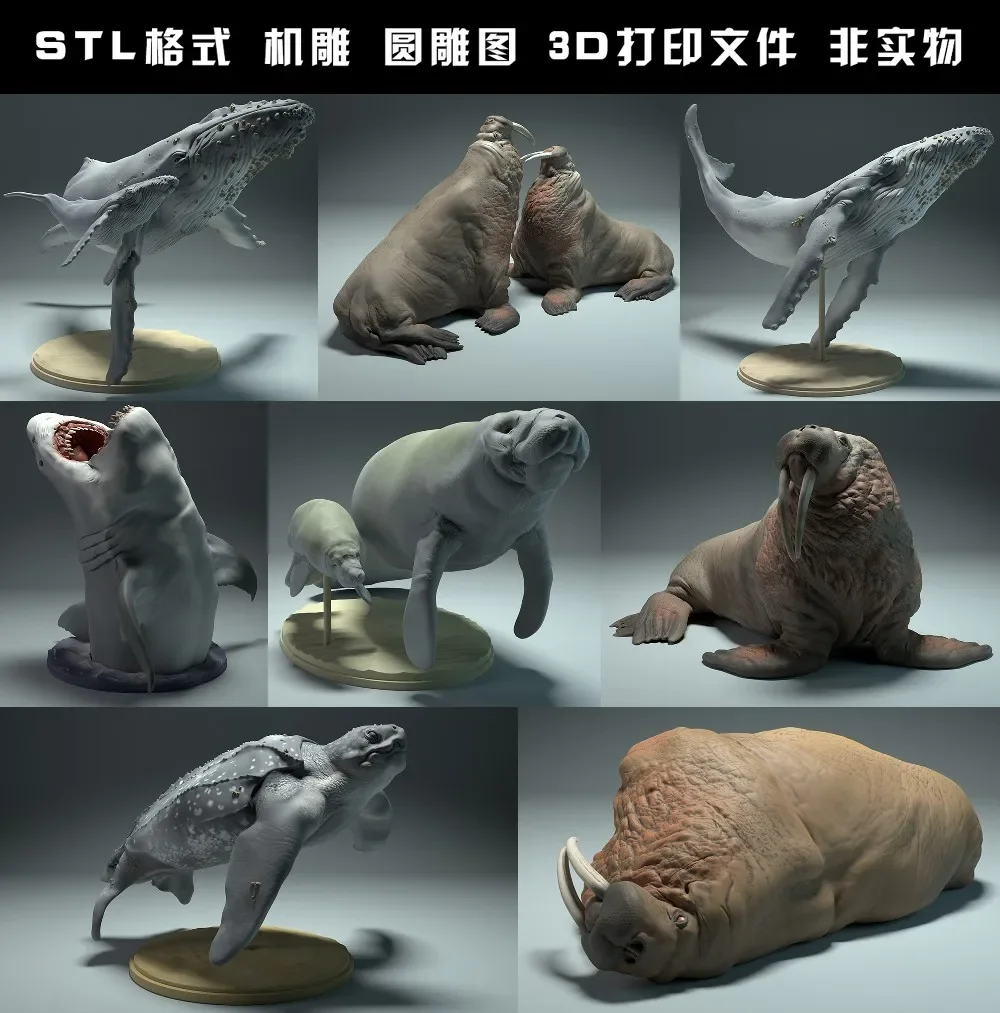 animals, polar bear, takin, wo - 3D Printing File Free incelemesi ve fiyatı