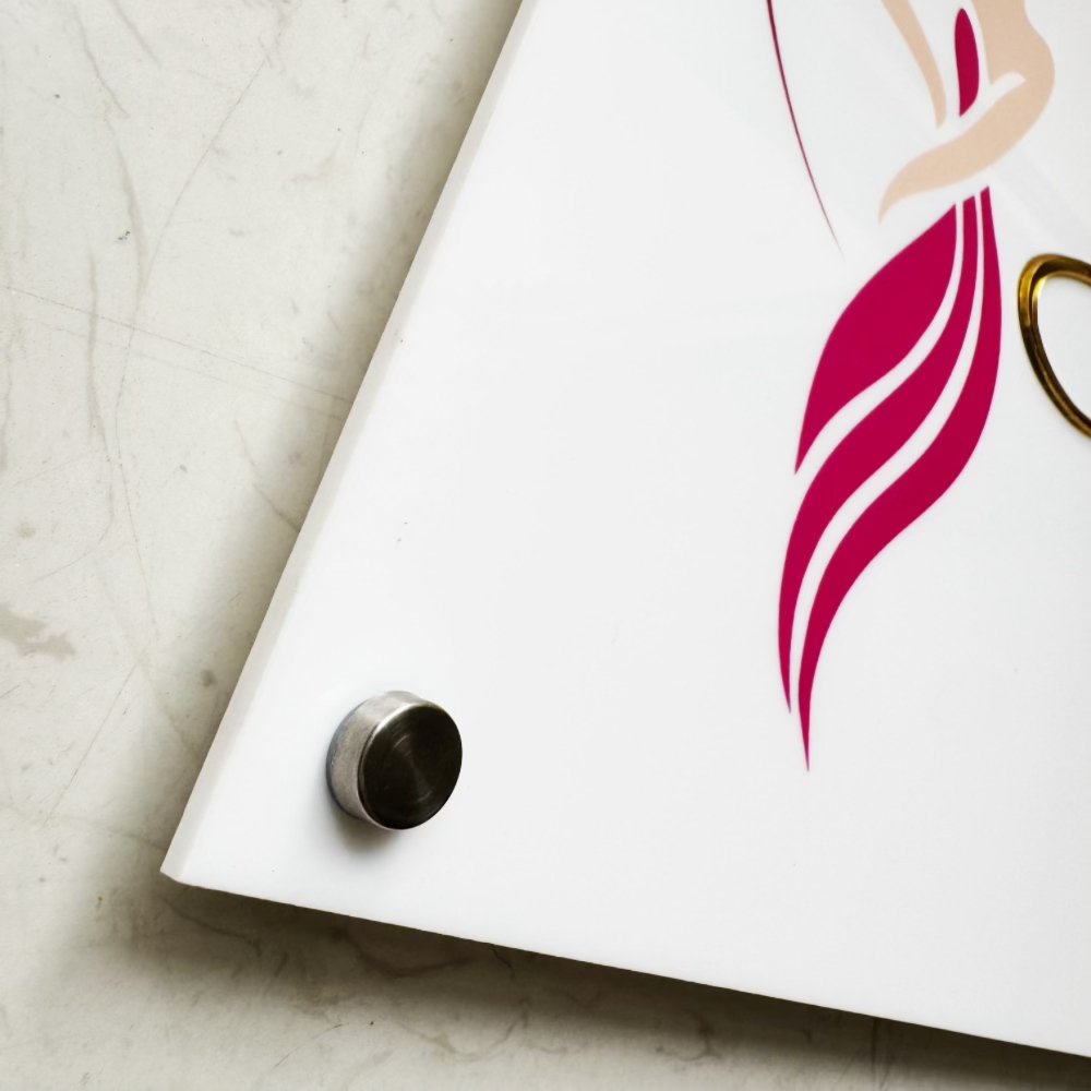 Modern Acrylic White Sign boar - 3D Printing Qr Codes incelemesi ve fiyatı