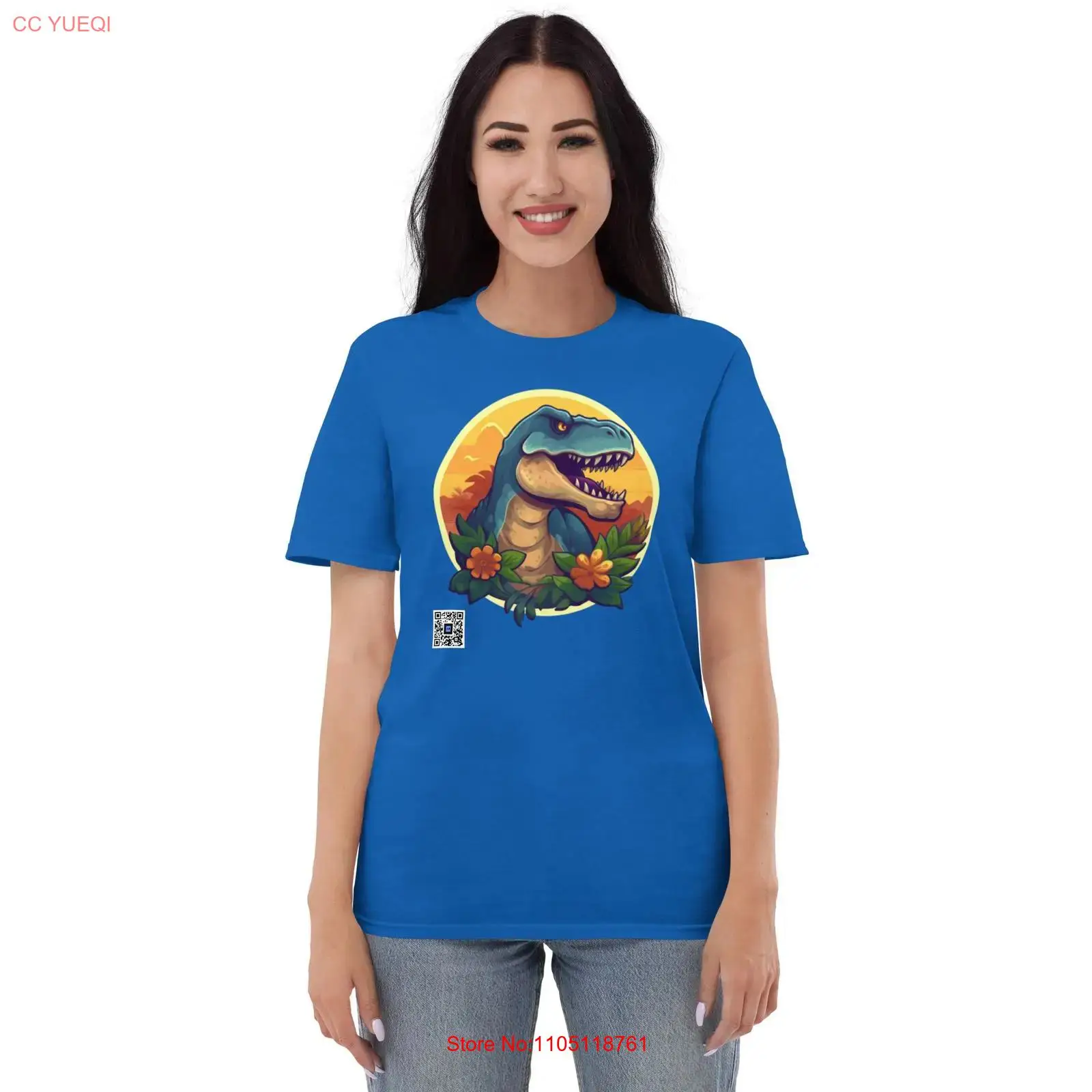 Dinosaur T Shirt smartphone ca - 3D Printing Qr Codes incelemesi ve fiyatı