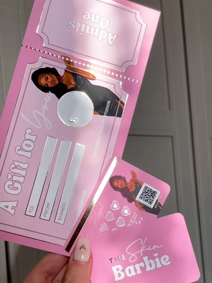 Custom Design 3D luxury Foiled - 3D Printing Qr Codes incelemesi ve fiyatı