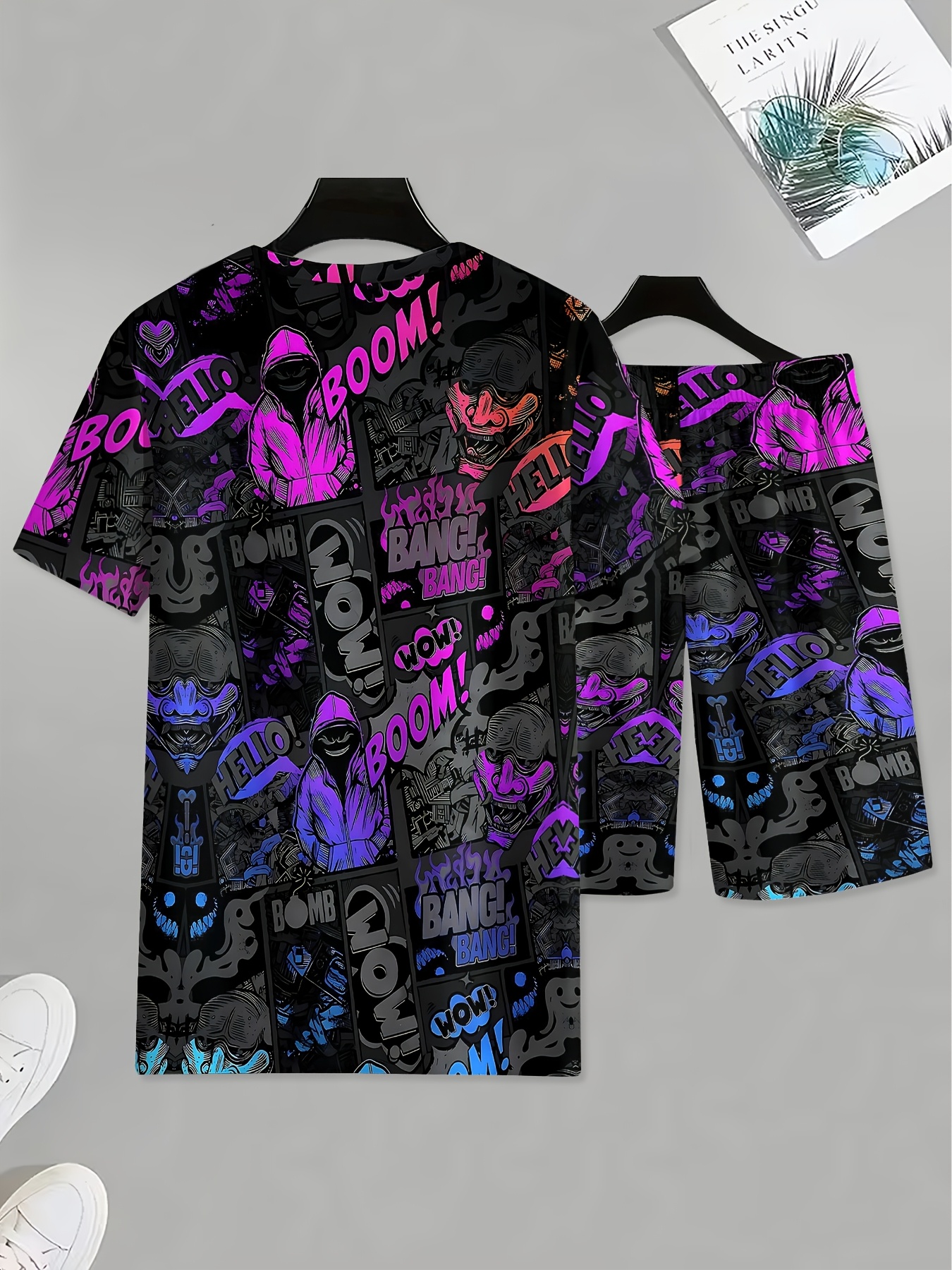 2026 Summer New Men's Short-Sl - 3D Printing Designing incelemesi ve fiyatı