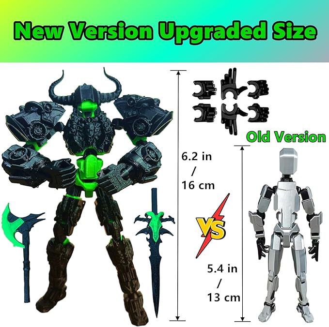 Titan 13 Action Figure,Assembl - 3D Printing Titanium incelemesi ve fiyatı