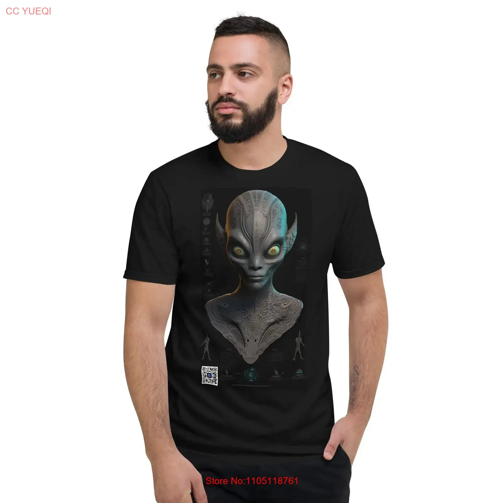 Alien T Shirt smartphone camer - 3D Printing Qr Codes incelemesi ve fiyatı
