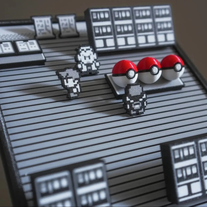 Pokemon Gold Silver Scene Figu - 3D Printing Construction incelemesi ve fiyatı