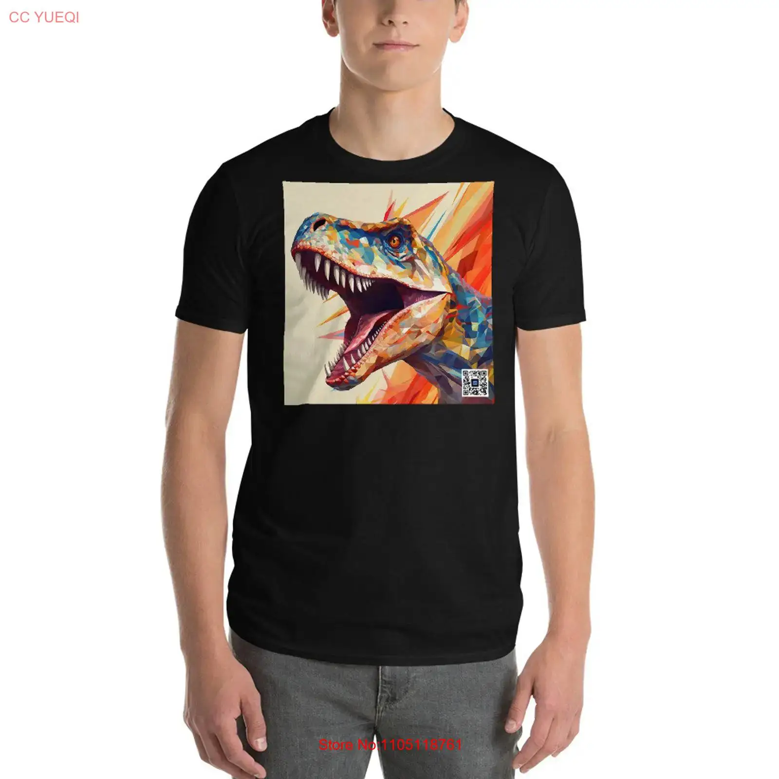 Dinosaur T Shirt smartphone ca - 3D Printing Qr Codes incelemesi ve fiyatı