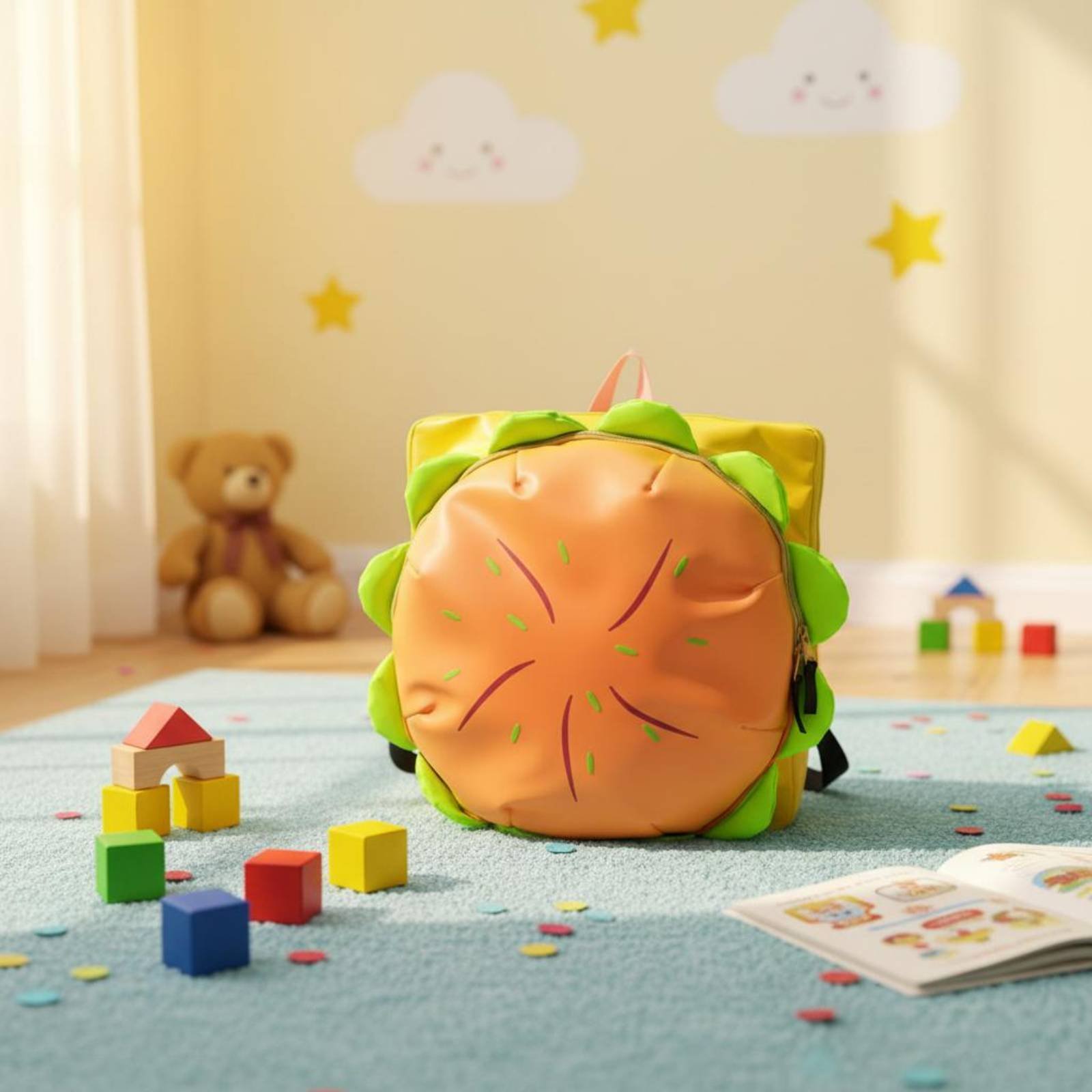 Hamburger Backpack Cute Cartoo - 3D Printing Designing incelemesi ve fiyatı
