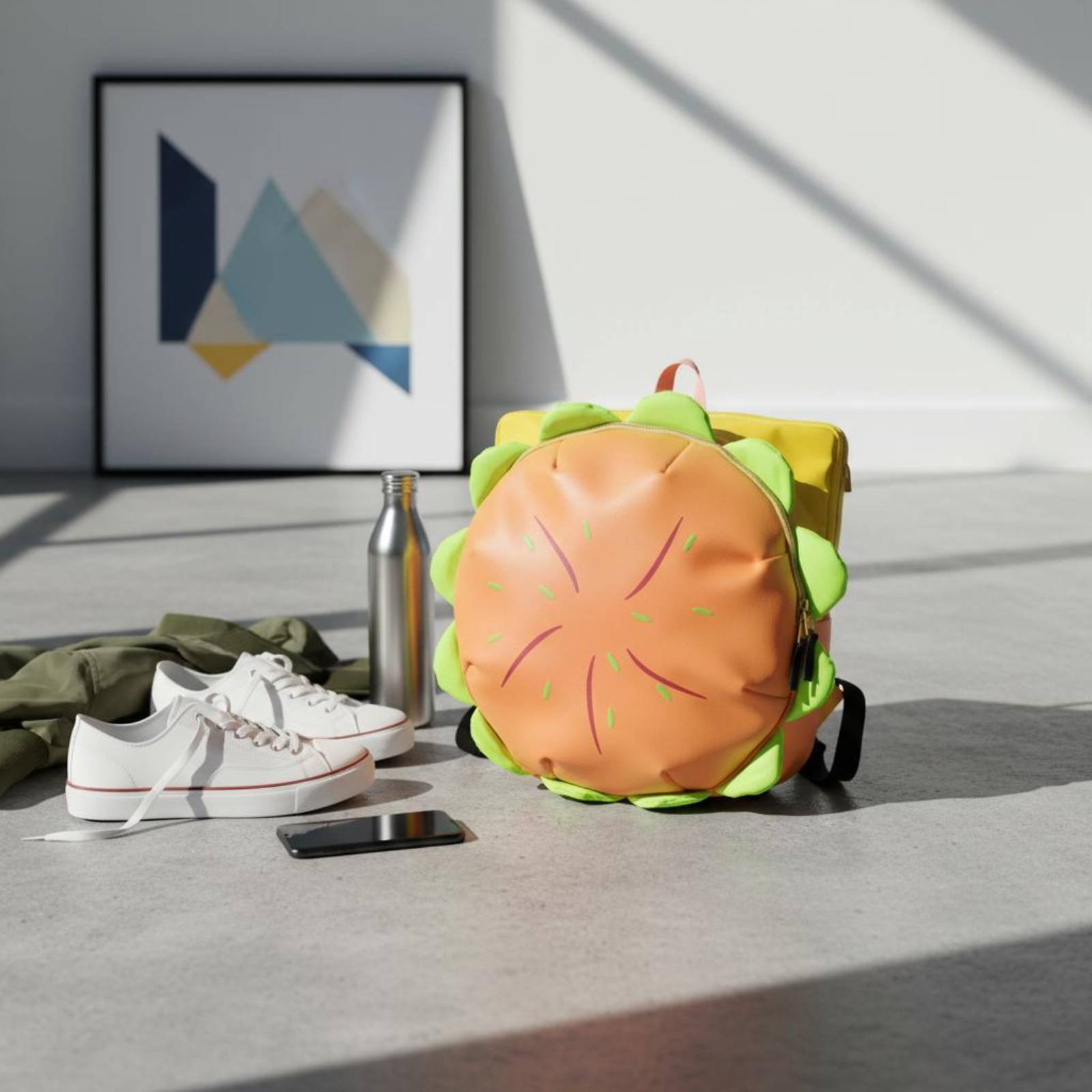 Hamburger Backpack Cute Cartoo - 3D Printing Designing incelemesi ve fiyatı