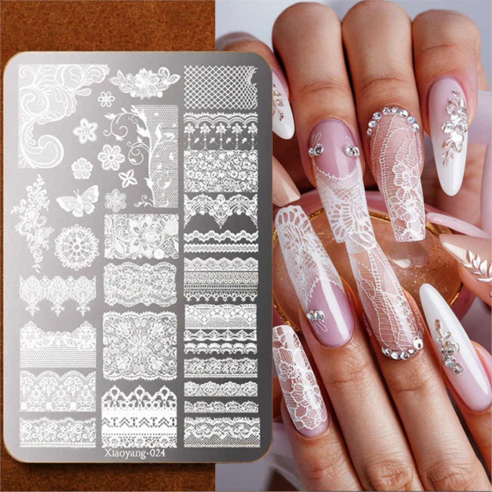 9*15cm 3D Lace Butterfly Nail  - 3D Printing Stainless Steel incelemesi ve fiyatı