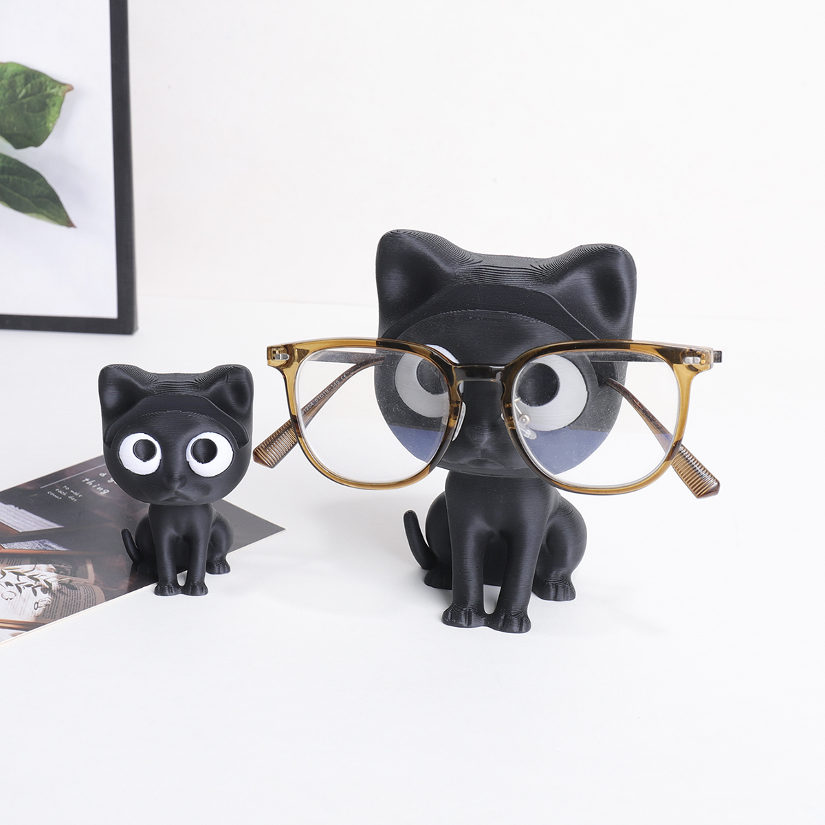 Cute 3D Printed Black Cat Glas - 3D Printing Glasses Frames incelemesi ve fiyatı